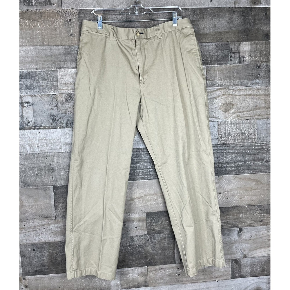 Duluth Tradingโ Khaki Pants Mens Size 36 x 30 Beige 100% Cotton Slash Pockets